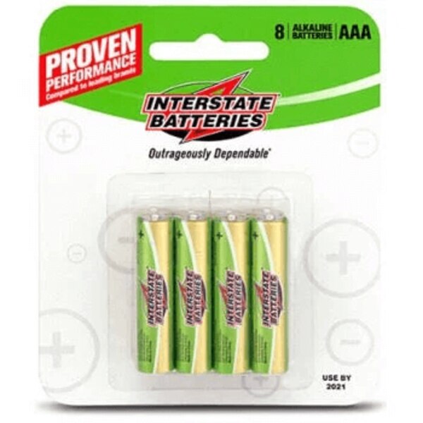 Interstate All Battery AAA Batteries 8pk